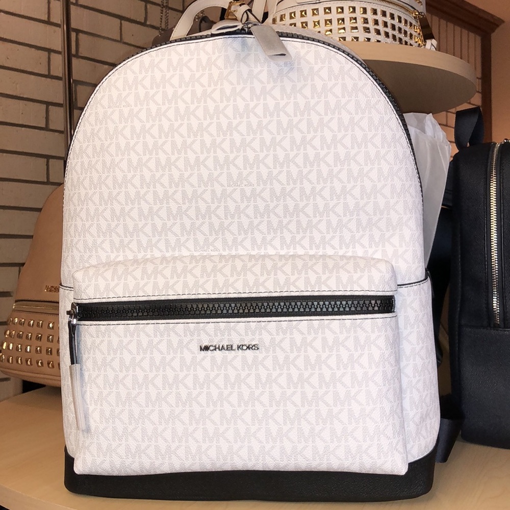 MICHAEL KORS COOPER BRIGHT WHITE BACKPACK NWT $548 MSRP